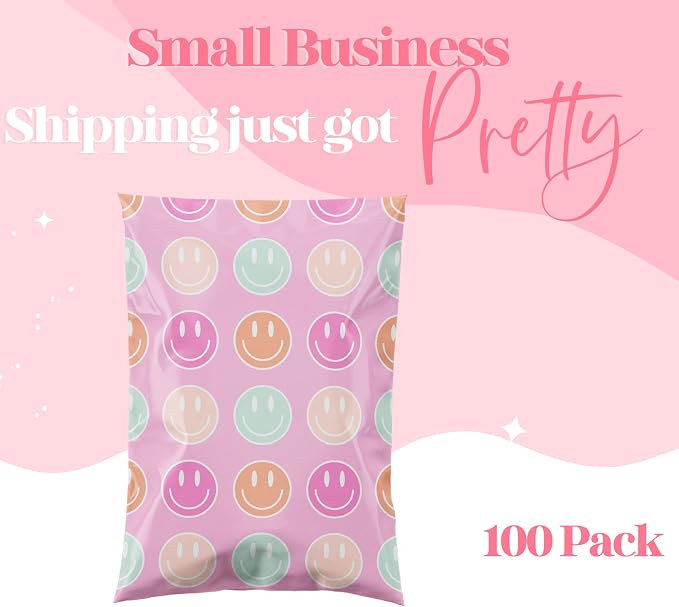 Pretty Package Store 6x9 Designer Poly Mailer 100 Pack Heavy Duty Waterproof - Image 6