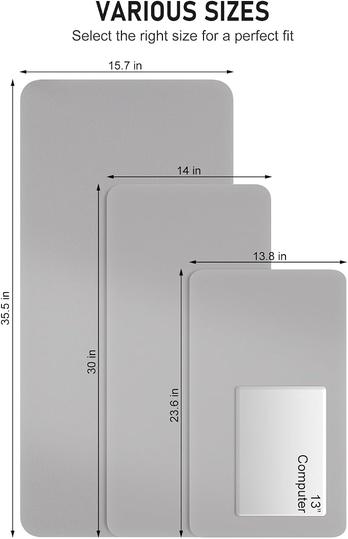 Desk Pad, Waterproof Laptop Computer Writing Mat - Image 6