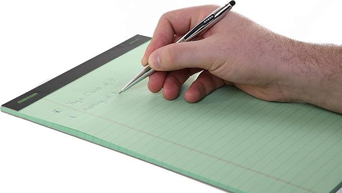 Mintra Office Legal Pads, ((Basic 6pk - (Pastel Version #3), 8.5in x 11in, Wide Ruled)) - Includes 2 Blue Writing Pads, 2 Pink Writing Pads and 2 Green Writing Pads-DeskLoop Office
