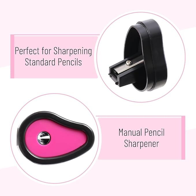 Mr. Pen- Manual Pencil Sharpeners, 12 Pack, Colorful | Portable Handheld Pencil - Image 3