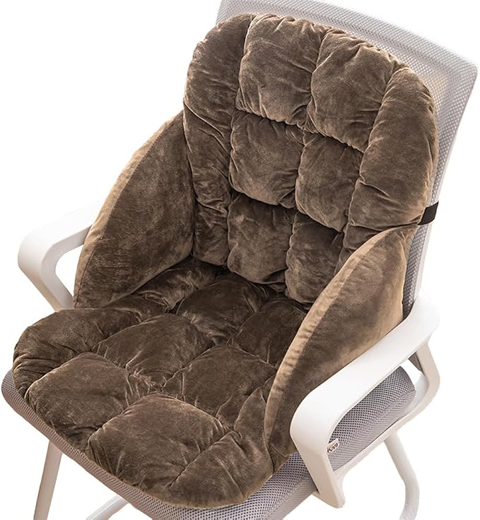 LYFJMUS High Back Office Chair Cushion Soft Desk Chair Pad by Unknown