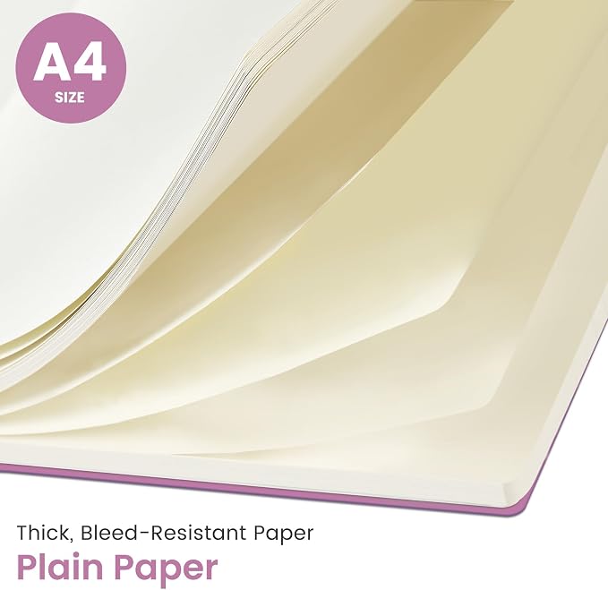 Taja Spiral Blank Notebook, 8.5"x11" Notebooks - Image 2