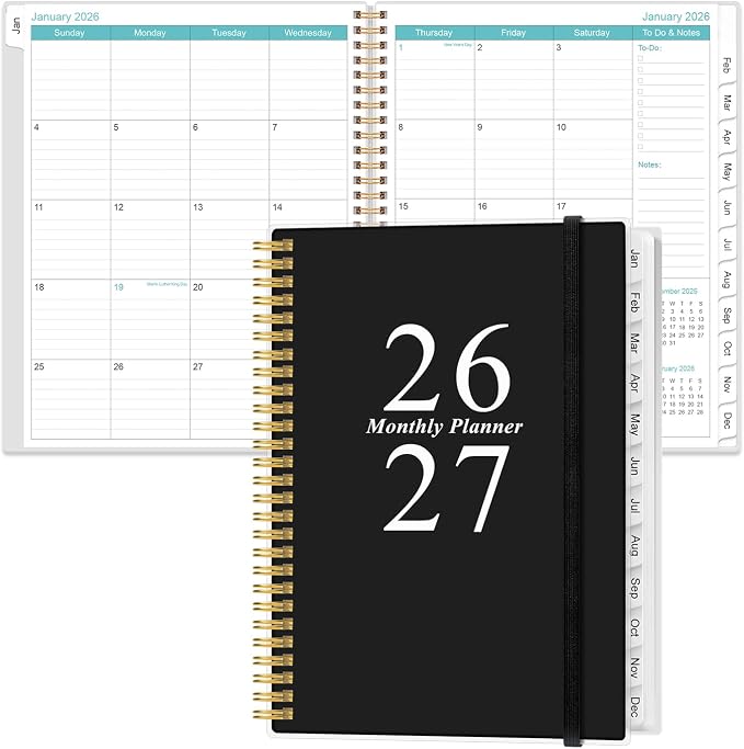 2026-2027 Monthly Planner by Heveboik