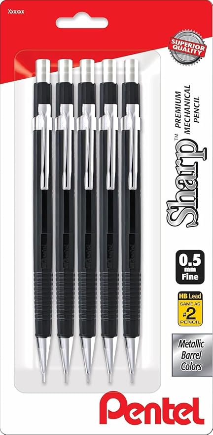 Pentel Sharp Mechanical Pencil 0.5mm by PentelofAmerica