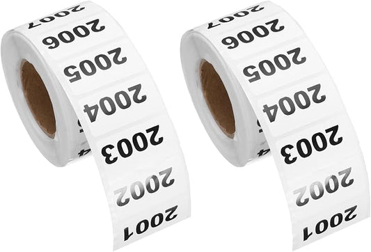 PATIKIL 0.8 x 1.6 Inch Inventory Number Sticker, 2 Roll 2001 to 3000 by PATIKIL
