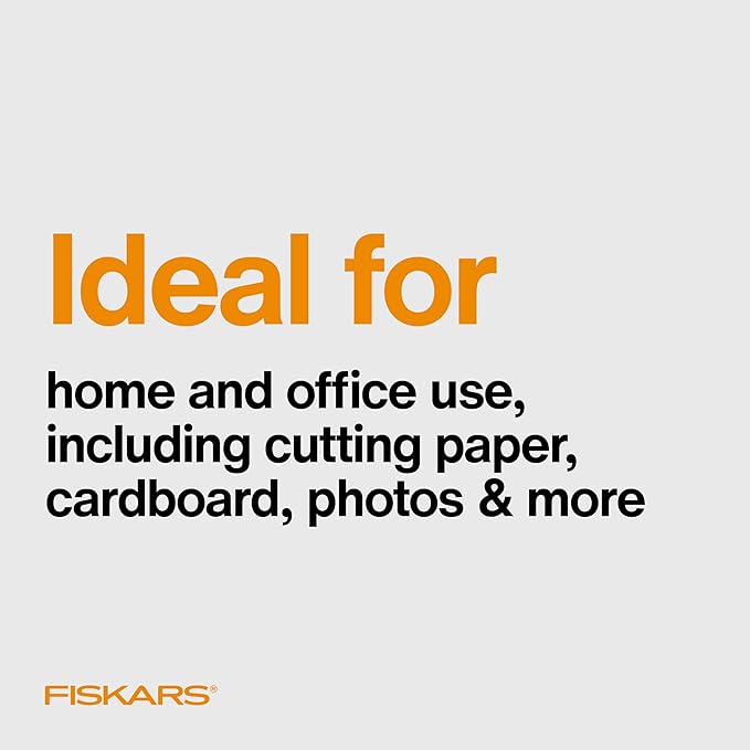 Fiskars 8” Everyday Titanium Comfort Grip Scissors, Home & Office Scissors - Image 4