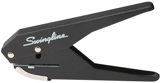 Swingline 1 Hole Punch, 20 Sheet Capacity Hole Puncher, Low Force Plier Paper - Image 2