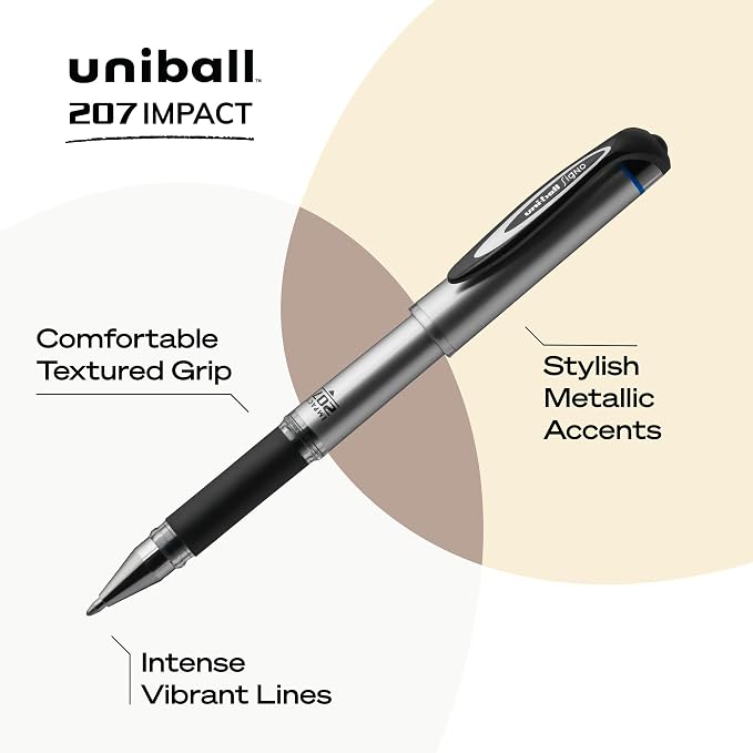 Uniball 207 Impact Gel Pens - Image 3