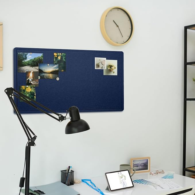Lightomorrow Bulletin Board, 35 x 17 1/2 inches Felt Board - Image 6