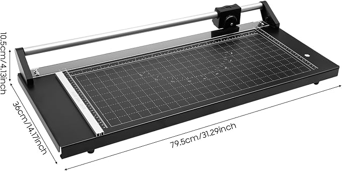 Manual Heavy Duty 24 Inch Rolling Cutter, Precision Rotary Paper Trimmer - Image 2