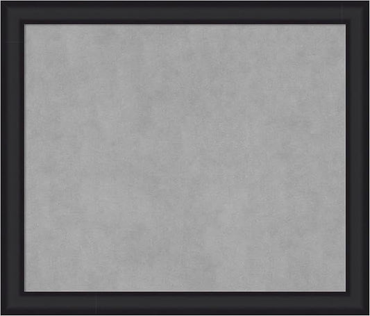 Amanti Art Black Framed Magnetic Board 23x27 Medium Vision Board by AmantiArt