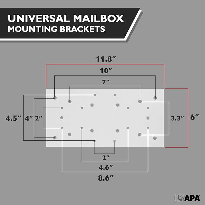 Ilyapa Double Mailbox Post for Outside - Image 9
