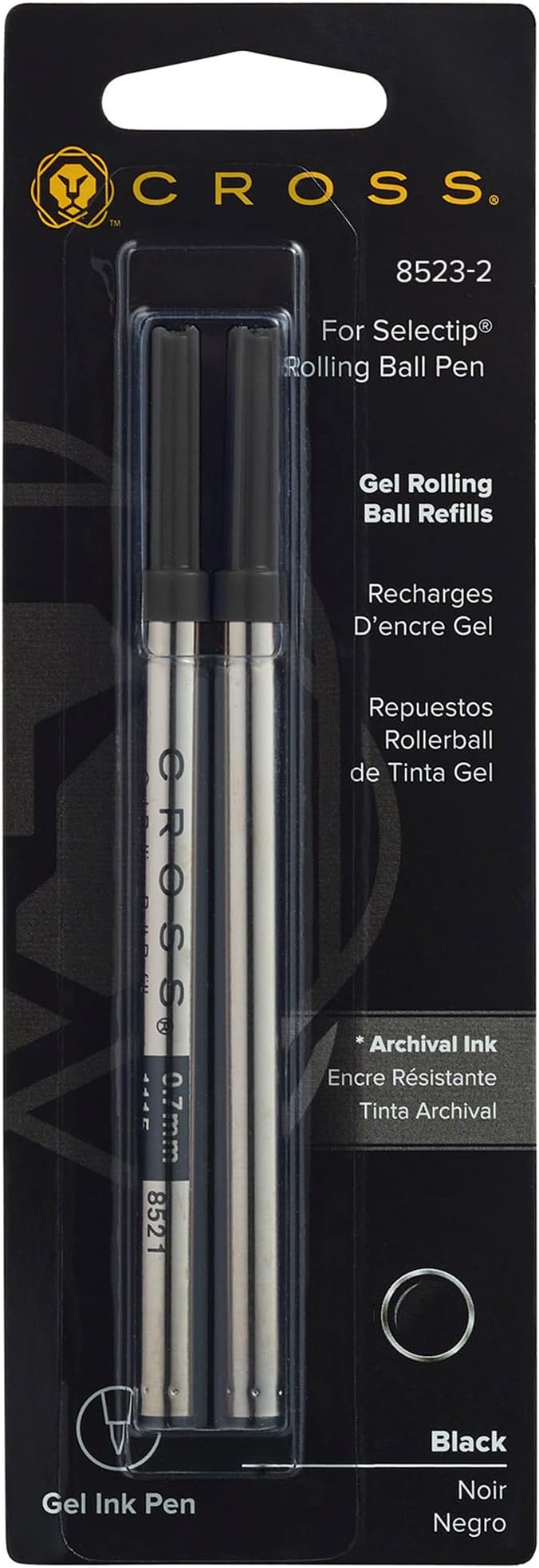 Cross Selectip Gel Rollerball Pen Refill, Medium Point by Cross