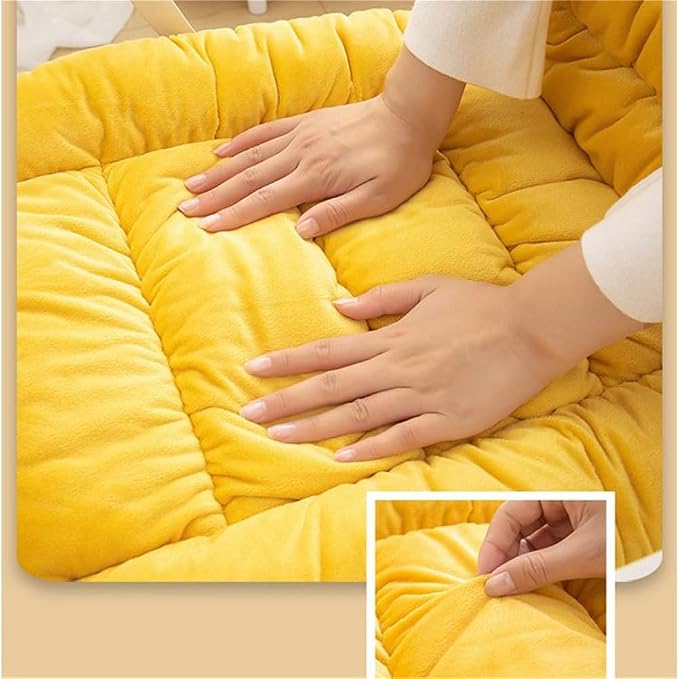 Plush Chair Cushion with Ties - Image 3
