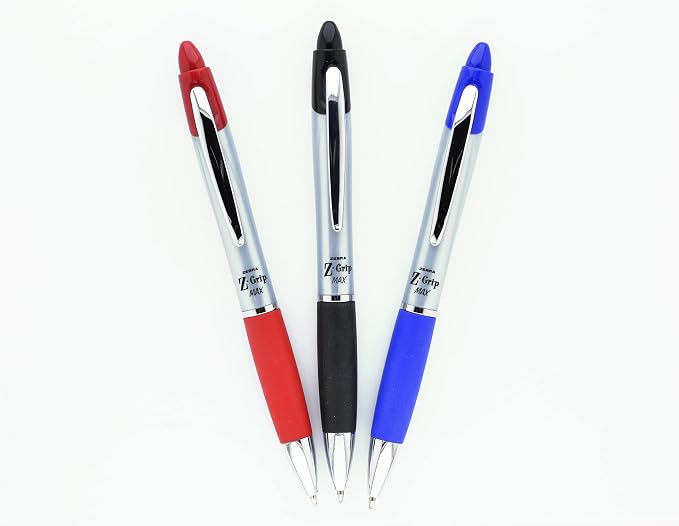 Zebra Pen, Z-Grip MAX Retractable Ballpoint Pens, 1.0mm Medium Point, Wide - Image 4