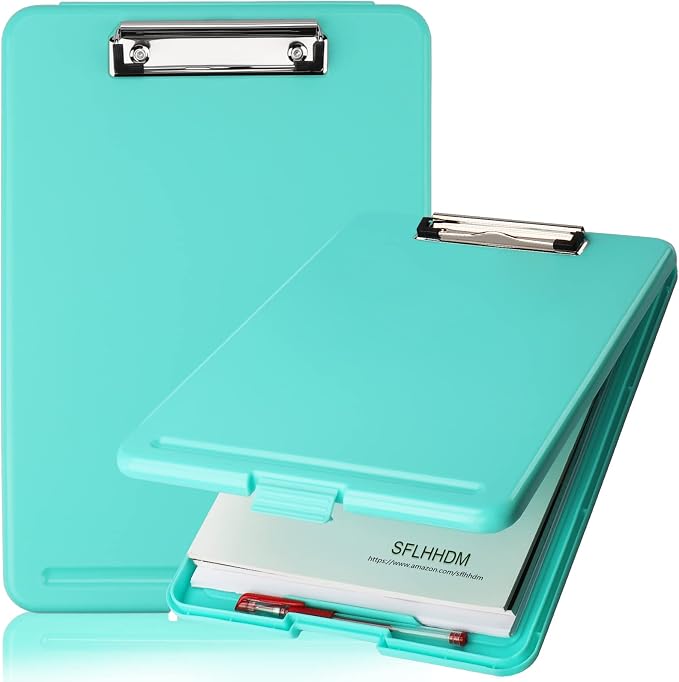SFLHHDM Clipboard with Storage, Clipboards Foldable by SFLHHDM