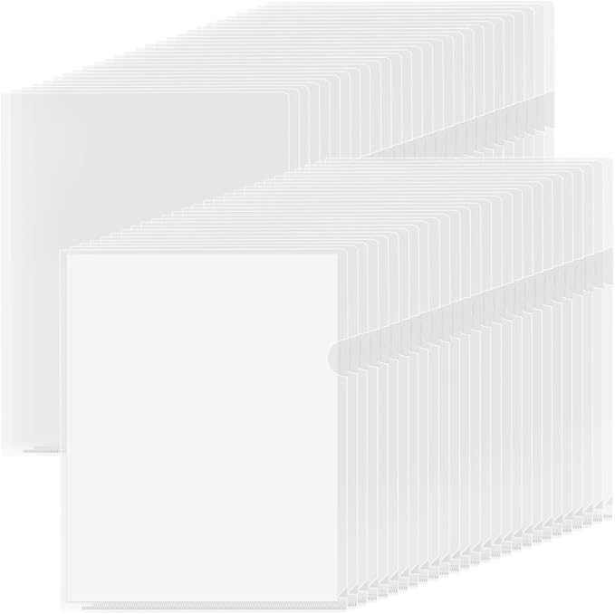 KTRIO Clear Document Folders Project Pockets by KTRIO