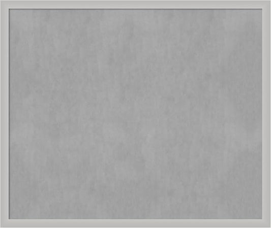 Amanti Art Silver Framed Magnetic Board 43x51 Oversize Vision Board by AmantiArt