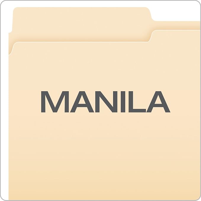 Pendaflex File Folders, Letter Size, 1/2 Cut - Image 3