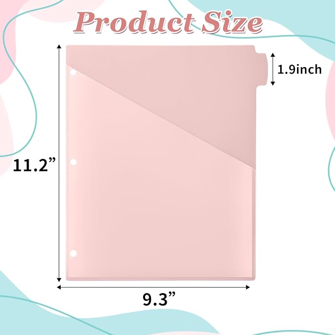 Epakh 48 Pcs Binder Dividers for 3 Rings Binders Index Dividers - Image 2