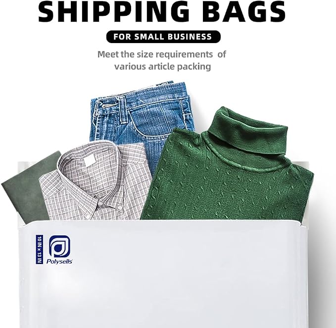 POLYSELLS 5000pcs 10x13 Inches White Poly Mailers Shipping Envelopes, Strong - Image 6