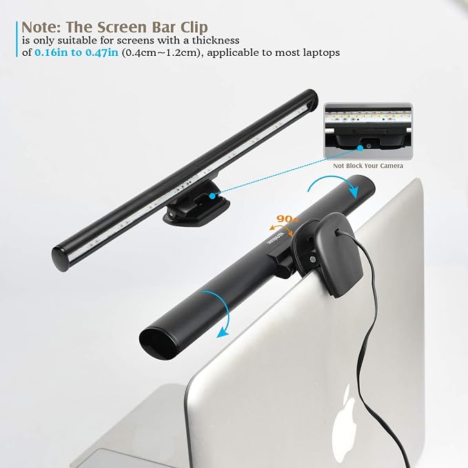 Monitor Light, Screen Light Bar Computer e-Reading LED Task Lamp, 3 Color Modes - Image 2
