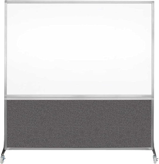 DivideWrite Mobile Whiteboard | Double Sided Dry Erase Board | Portable Office by VERSARE
