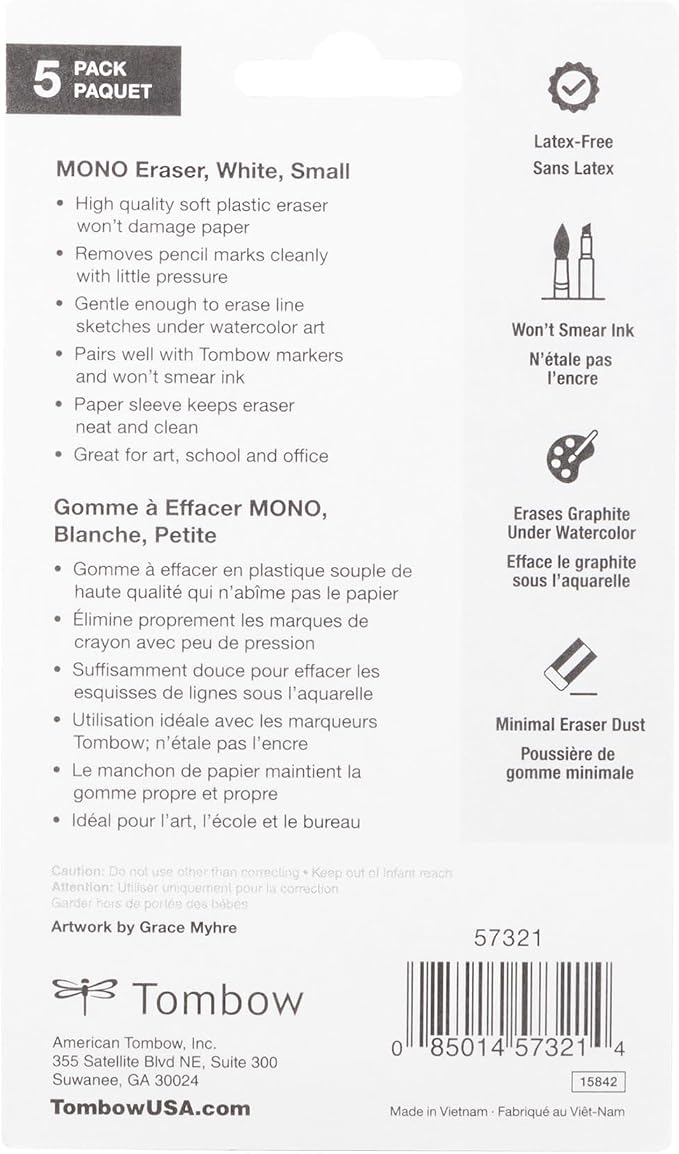 Tombow 57321 MONO Eraser - Image 10
