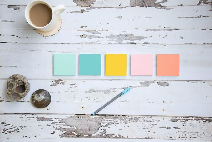 Post-it Notes, 4 in x 6 in, 5 Lined Sticky Note Pads, 100 Sheets per Pad - Image 5