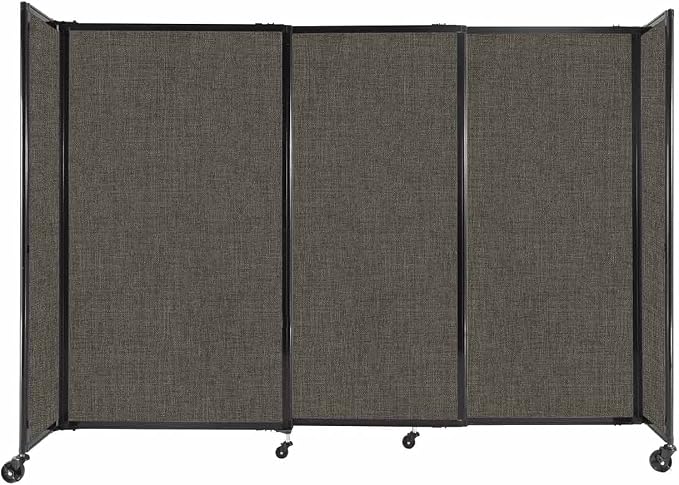 Versare Straightwall Sliding Portable Wall Partition | Freestanding Office by VERSARE