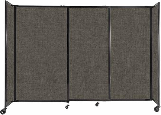 Versare Straightwall Sliding Portable Wall Partition | Freestanding Office by VERSARE