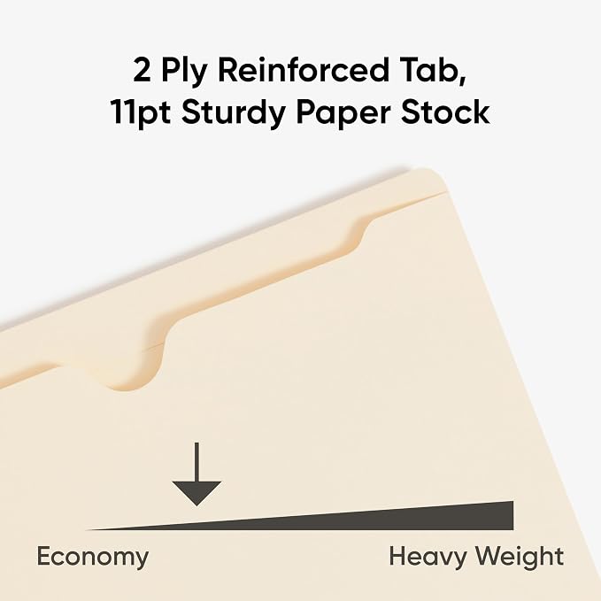 Smead File Jackets, Reinforced Straight-Cut Tabs, Letter Size - Image 4