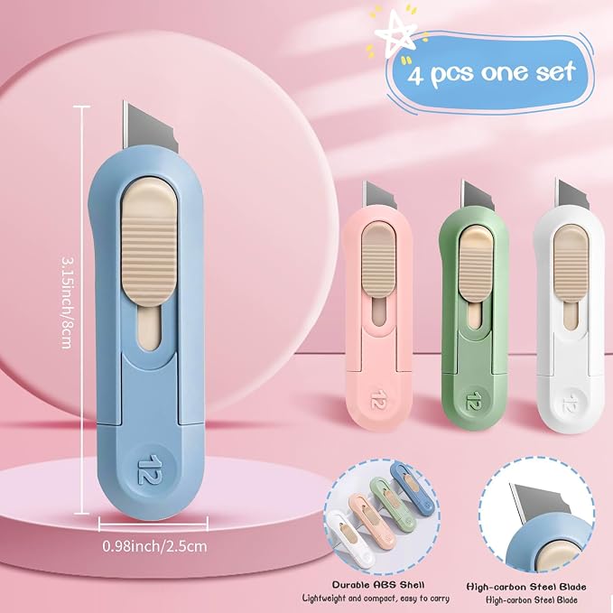 20 PSC Box Cutter, Retractable Box Opener, Package Opener, Easy Slide - Image 2