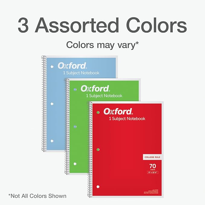 Oxford 1-Subject Notebooks, Notebooks - Image 6