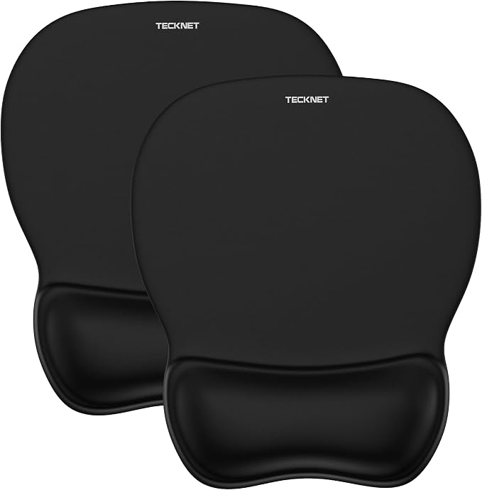 TECKNET 2 Pack Gel Mouse Pad by Tecknet