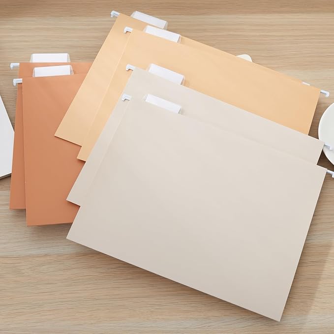 Y YOMA 18 Pack Gradient Hanging File Folders Letter Size Decorative Hanging - Image 8