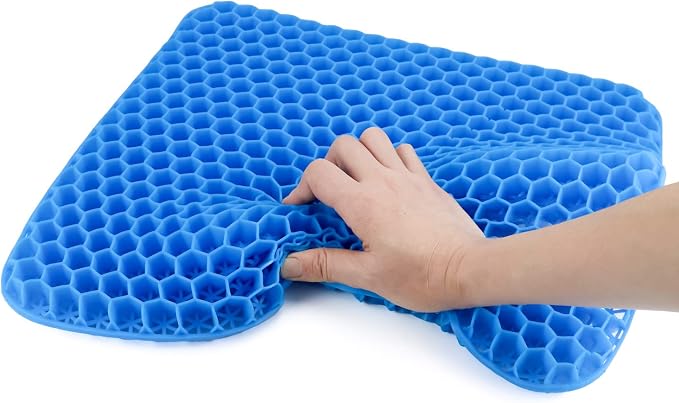QWORK Gel Seat Cushion, Gel Cushion, Cool & Breathable & Non-Slip - Image 4