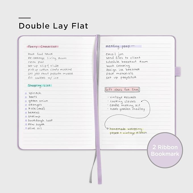 &And Per Se Lined Hardcover Notebook – A5 5.7"x8" College Ruled, 160 Pages - Image 4