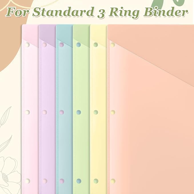 Epakh 12 Pcs Binder Dividers for 3 Rings Binders Index Dividers - Image 5