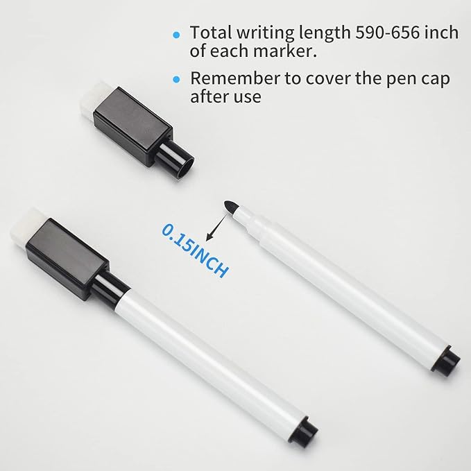 72 Pcs Black Magnetic Dry Erase Markers - Image 3