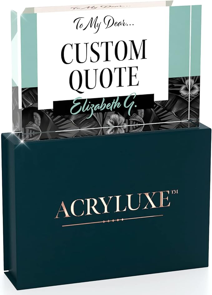 Custom Acrylic Sign Personalized, Custom Desk Name Plate, 18 Styles, by MySignCenter