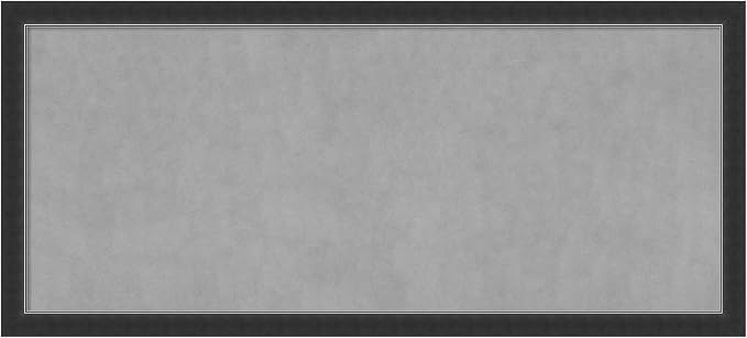 Amanti Art Black Framed Magnetic Board 23x51 Oversize Vision Board by AmantiArt