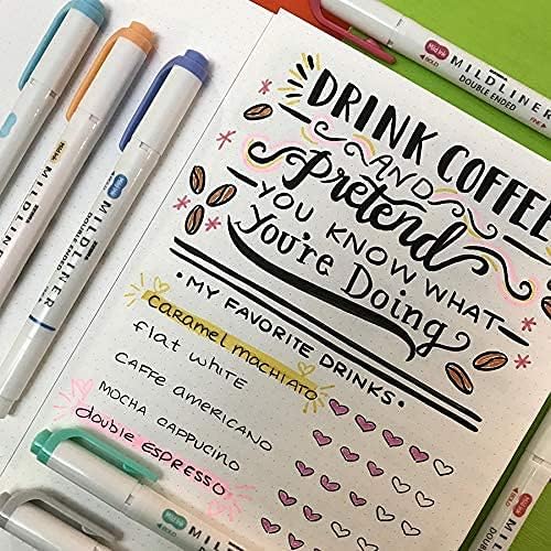 Zebra Pen Mildliner Double-Ended Highlighter Set, Broad and Fine Point Tips - Image 6
