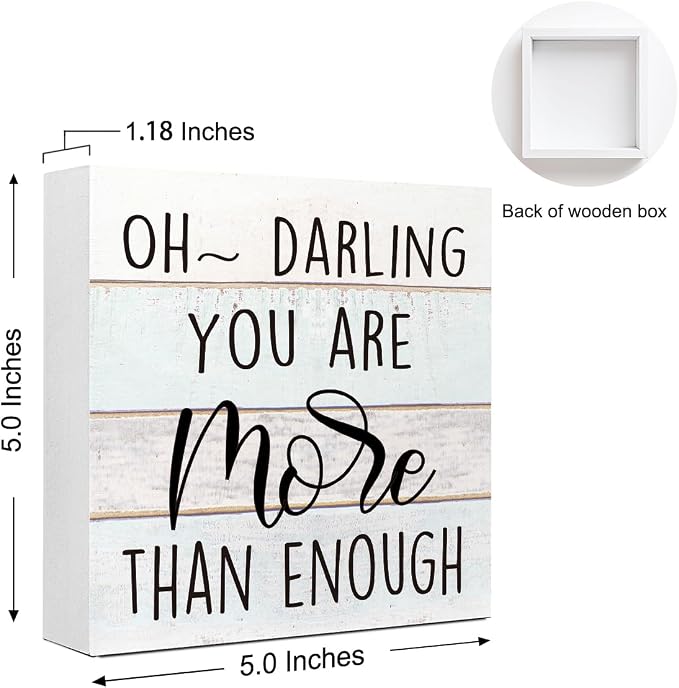 WUZYOU Encouraging Wooden Plaque - Image 2