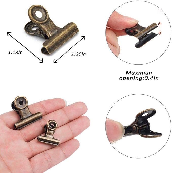 YUCHIYA 20 Pack Metal Clips - Image 6