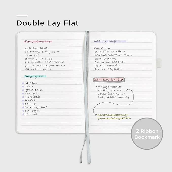 &And Per Se Lined Journal Notebook, 160 Pages, A5 5.7 x 8 inches College Ruled - Image 3