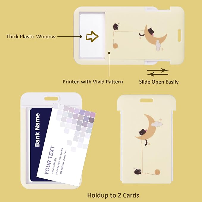 ID Card Badge Holder Key Chain - Image 4