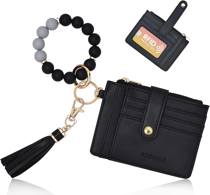 BAOSIWA Silicone Bracelet Keychain Wallet by BAOSIWA