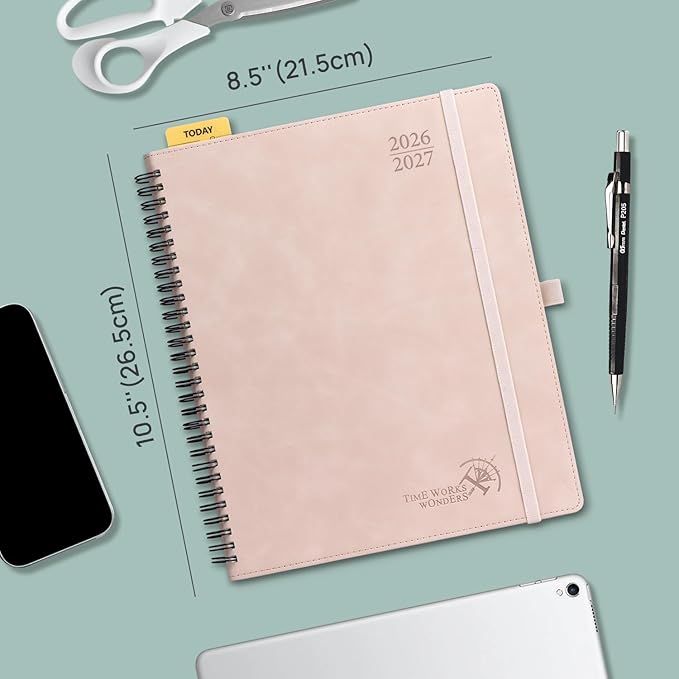 POPRUN Weekly Planner 2026-2027, Large-8.5" x 10.5", Academic Agenda 2026-2027 - Image 2