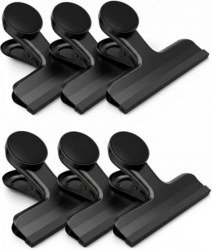 HOUSE AGAIN Magnetic Chip Clips, Stainless Steel Chip Bag Clips by HOUSEAGAIN